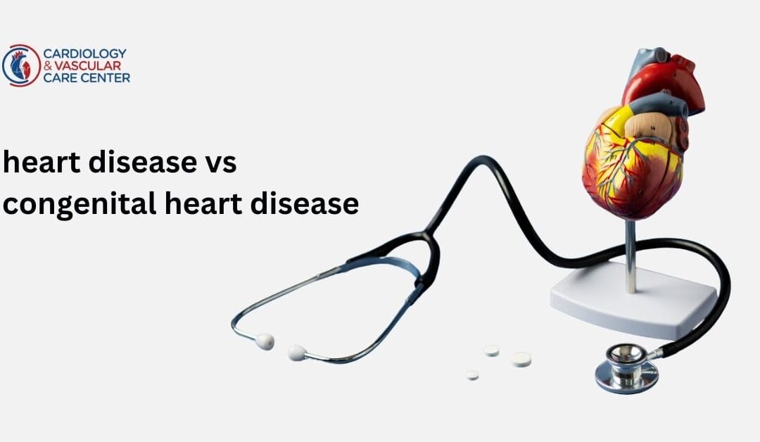 heart disease vs congenital heart disease